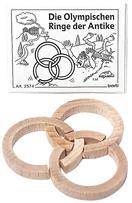Holz Puzzle Die Olympischen Ringe der Antike